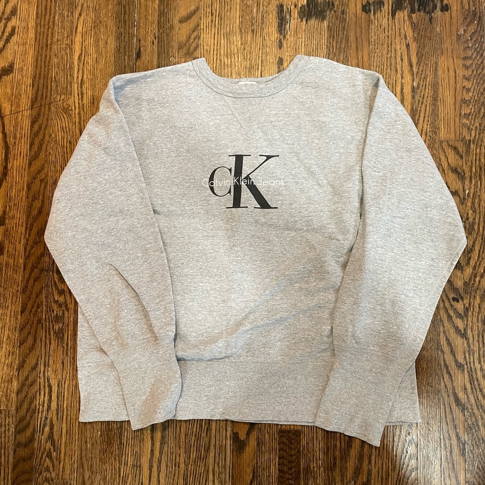Vintage Calvin Klein Jeans Pullover Crewneck Sweatshirt USA Made 90’s VTG